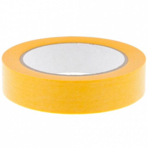 Rijstpapieren afplaktape Oranje 25mm x 50m