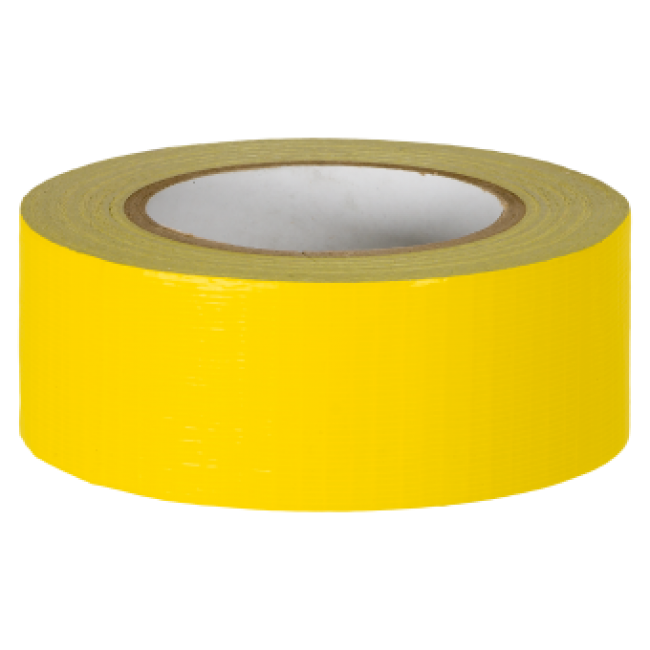 3017 Duct tape universeel (0.23mm) 50mm x 50 meter Geel