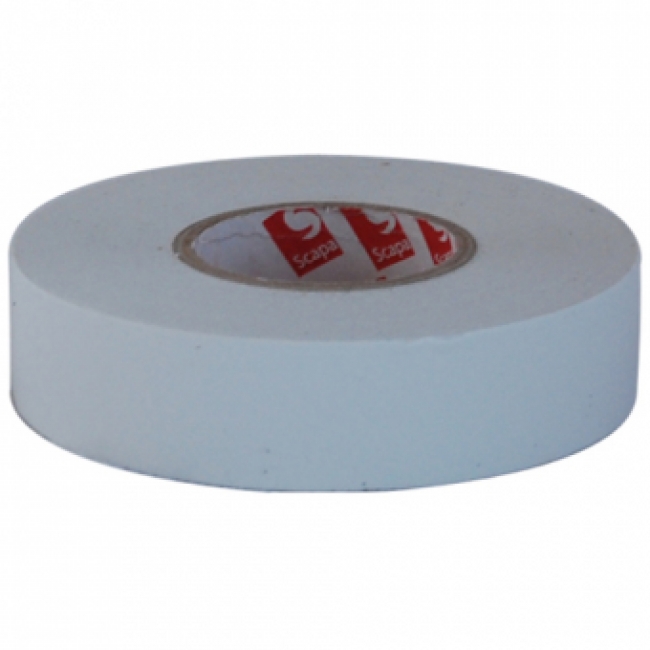 Scapa PVC isolatietape 19mm x 33m Wit