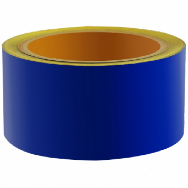 Reflecterende Tape ECONOMIC 50mm Blauw