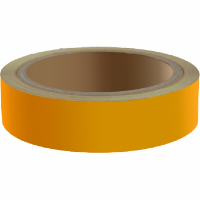 Reflecterende Tape ECONOMIC 25mm Geel