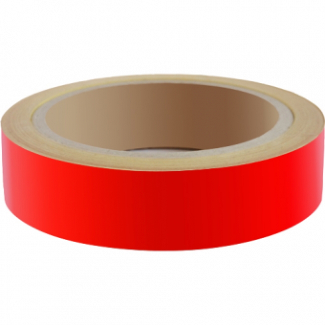 Reflecterende Tape ECONOMIC 25mm Rood