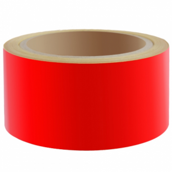 Reflecterende Tape ECONOMIC 50mm Rood