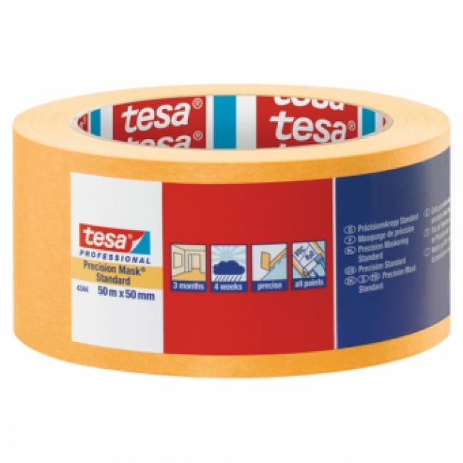 Tesa 4344 Washi afplaktape Oranje 50mm